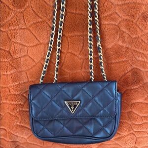GUESS Black Quilted Women's Bag